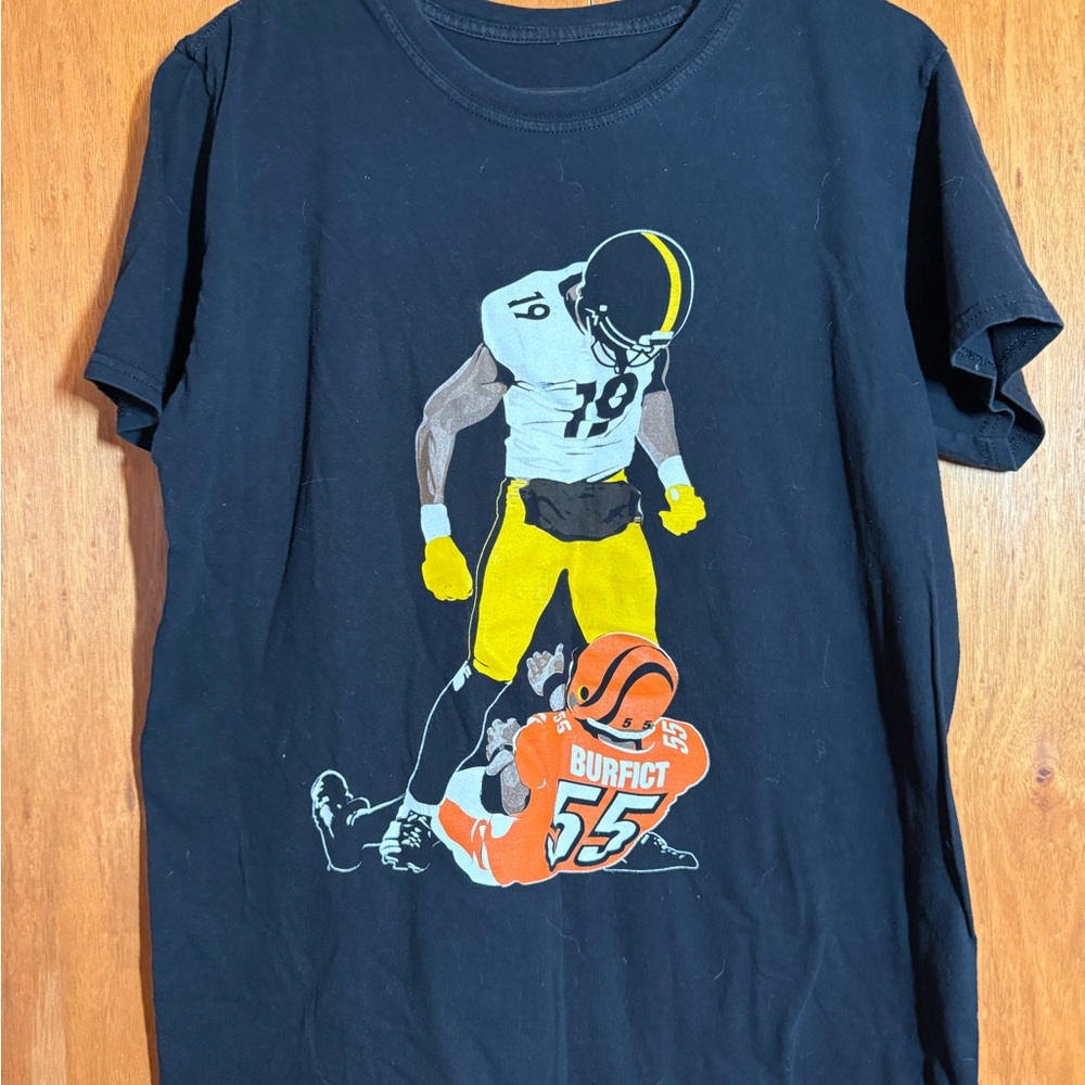 Men's Black Graphic T-Shirt